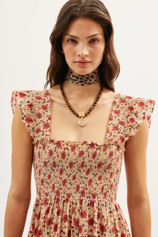 Kendall Cotton Midi Dress